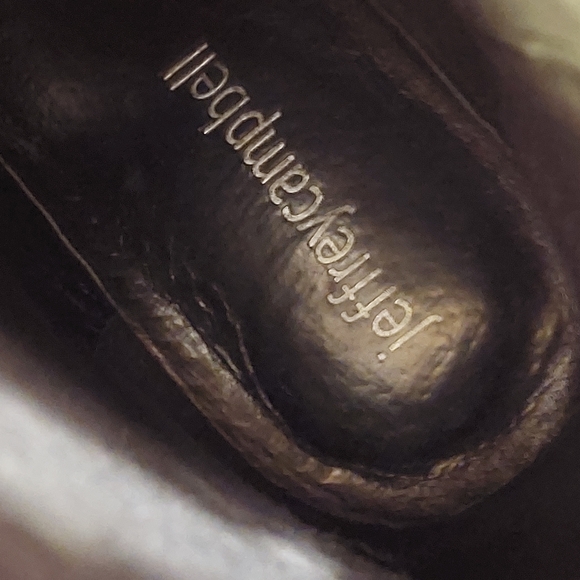 Jeffrey Campbell Black Glossy Combat Boots - Picture 15 of 16